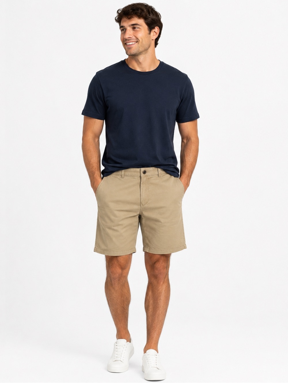 Sperry Men's Flat-Front Khaki Shorts